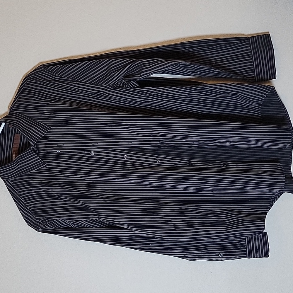 Casual striped dress shirt